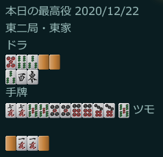 勝負所のアガリに大成功