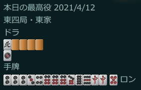 一発が付いたが関係ない