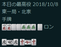 大三元 トイトイ混老頭タイプ